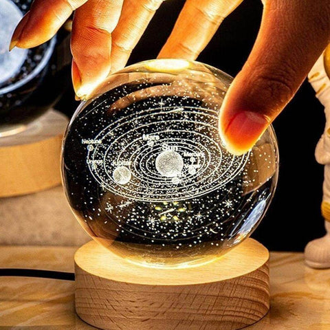 3D Soft Mood Pattern Ball Light - Alt View