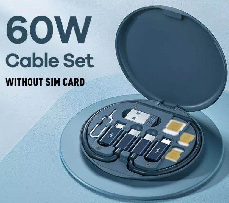 Multifunctional Data Cable Conversion Head (Excluding Sim Cards) - DMC Wholesale