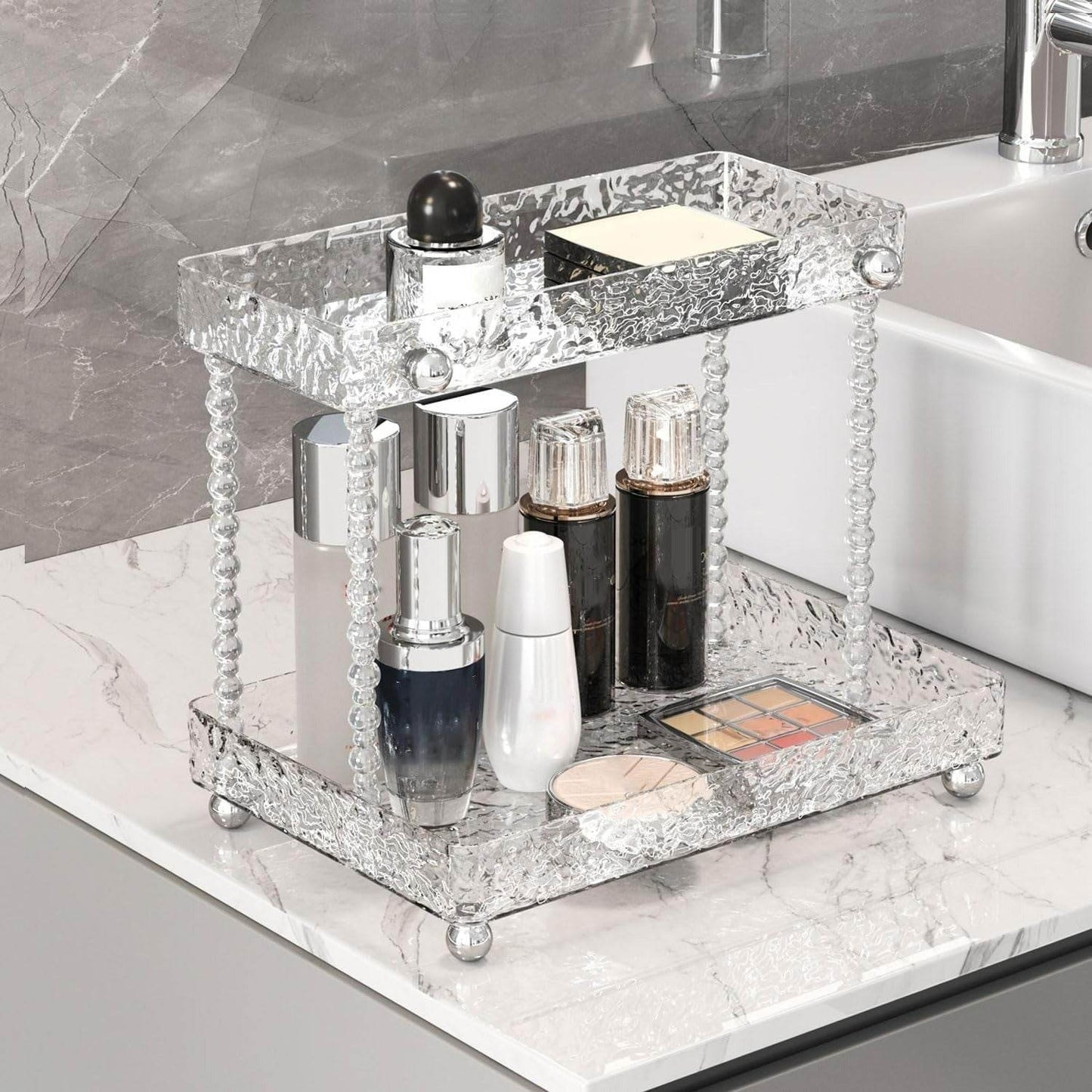 Bathroom Make-Up Organiser (2 Tier) - DMC Wholesale