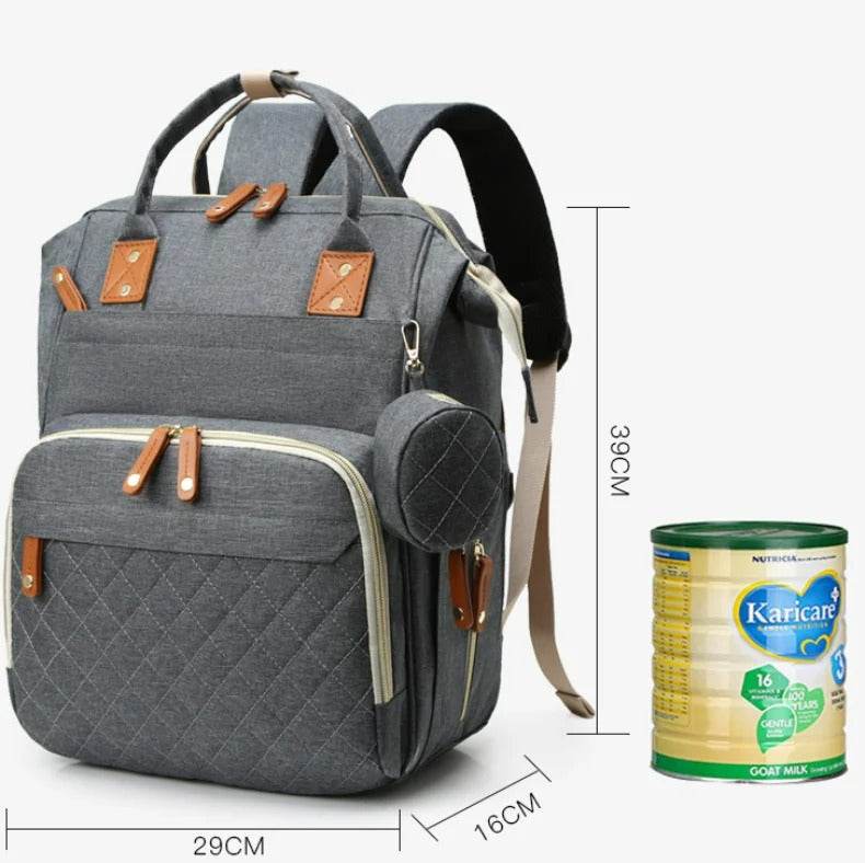 Multifunctional Bassinet Nappy Bag (Grey) - DMC Wholesale