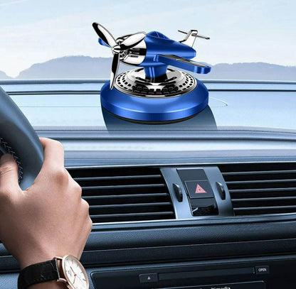 Solar Plane Car Rotating Air Freshener - DMC Wholesale