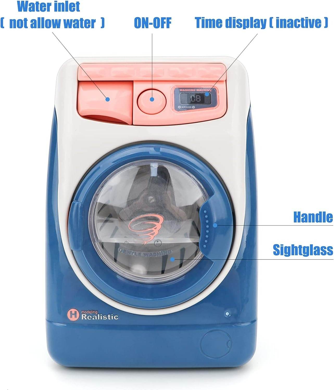 Simulation Mini Washing Machine Appliance Toy - DMC Wholesale