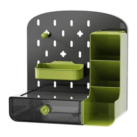 Desk Pegboard Organizer Desk Accessories For Gaming Black