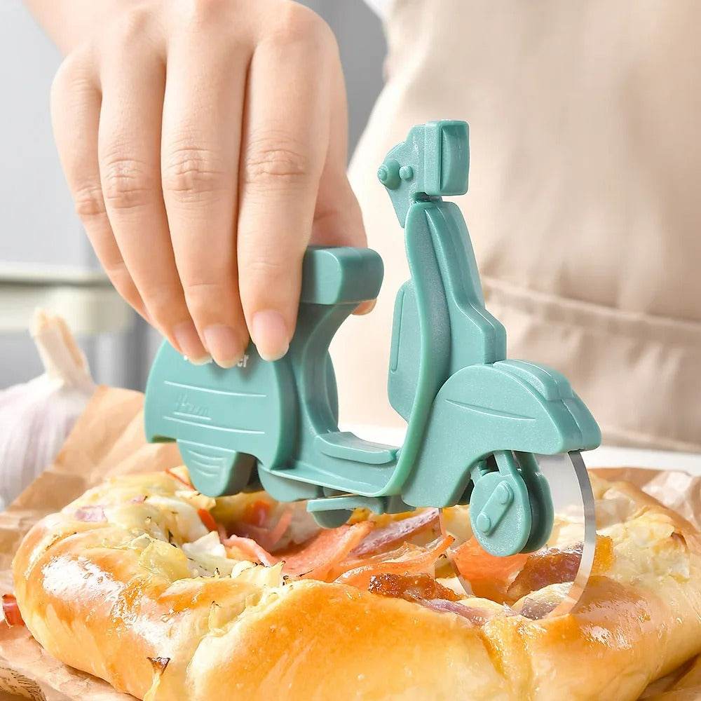 Motorcycle Pizza Roulette Novelty Cutter - DMC Wholesale