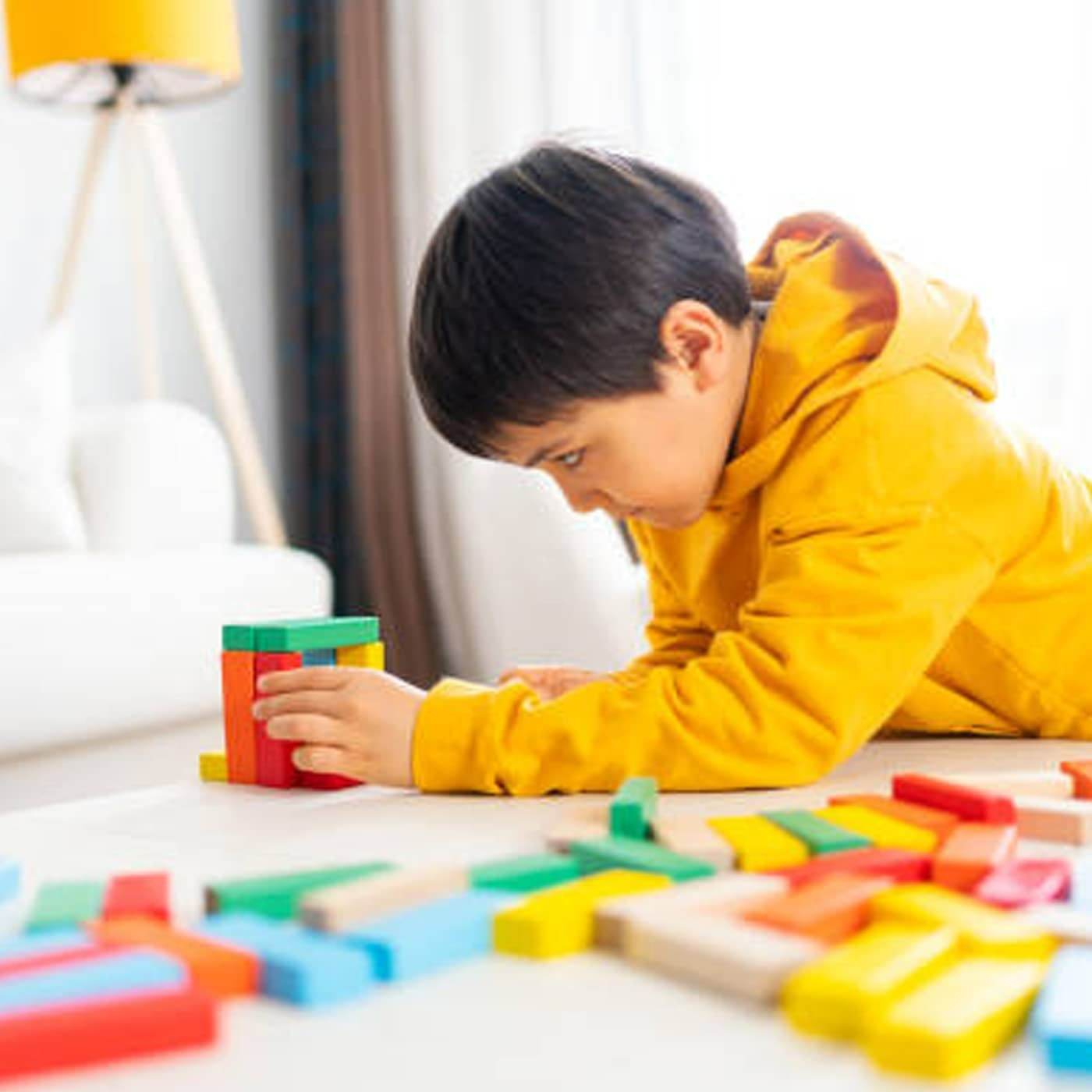 Wooden Stacking Tumbling Tower Blocks (Colourful) - DMC Wholesale
