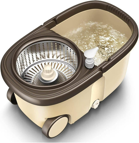 Spin Mop And Bucket Set With Wheels - Alt View