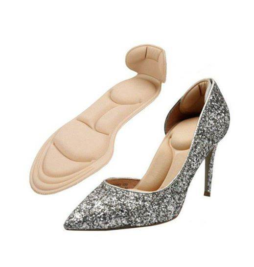 4D Soft Sponge Heel Insoles (2 pcs) - DMC Wholesale