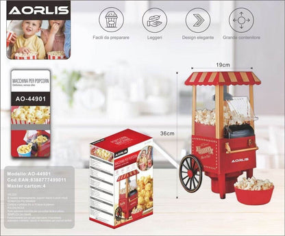 Old Fashioned Popcorn Maker - DMC Wholesale