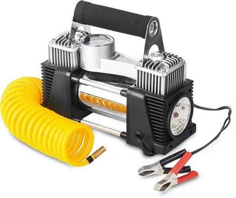Double Cylinder Air Compressor With Tyre Repair Tools - Alt View