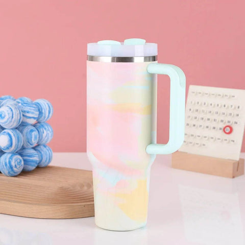 Pastel Pop Vacuum Insulated Tumbler with Lid (1200ml) - Alt View