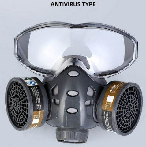 Respirator Chemical Dust Mask - Alt View