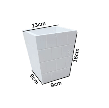 Small Square Flower Pot (16cm) - DMC Wholesale