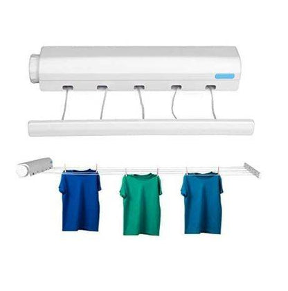 Retractable Clothes Drying Line with Hanger Clips - DMC Wholesale