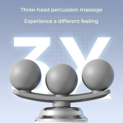 Triple‑Head Fascia Massage Gun