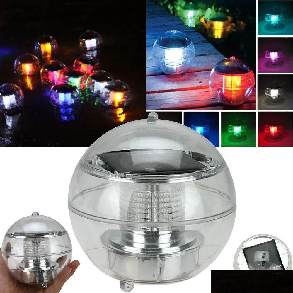 Solar Powered Colorful Water Floating Ball - DMC Wholesale