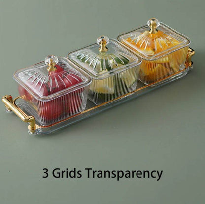 Multifunctional Snacks Dish Tray (3 Bowls) - DMC Wholesale