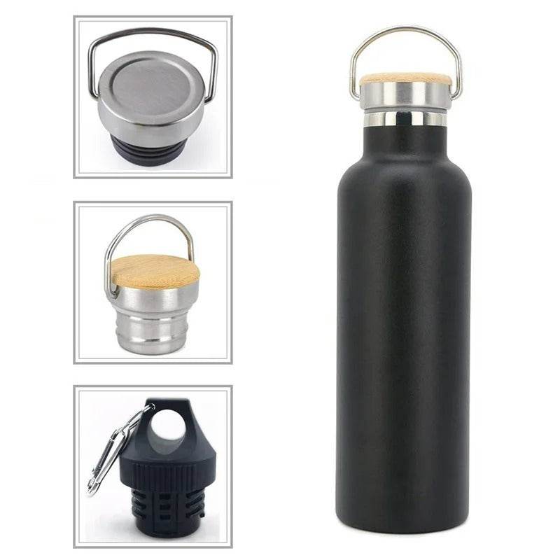 Vacuum Insulated Thermos Bottle With Carry Handle (500ml) - DMC Wholesale