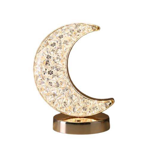 Modern Luxury Crystal Moon Lamp - DMC Wholesale
