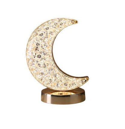 Modern Luxury Crystal Moon Lamp - DMC Wholesale