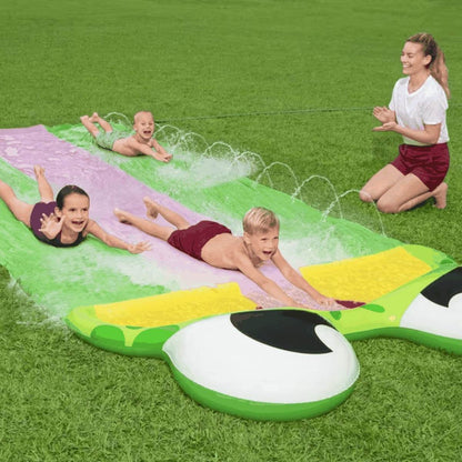 Friendly Frog Lawn Water Slide (4.8m) - DMC Wholesale