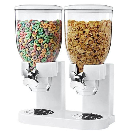 Double Barrel Cereal Dispenser (2L) - DMC Wholesale