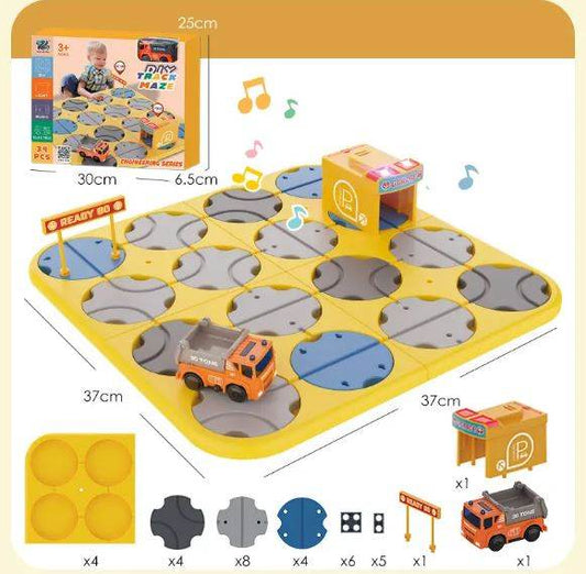 Brain Teaser Puzzles Maze Race Track (Road Works) - DMC Wholesale