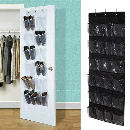 Over the door Shoe organiser (24 Pocket) - DMC Wholesale