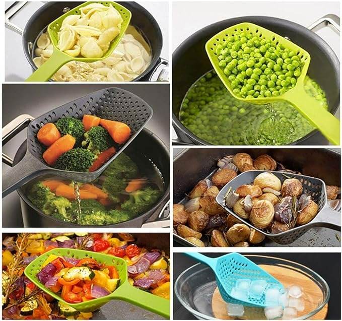 Scoop Shape Colander Strainer (34cm) - DMC Wholesale