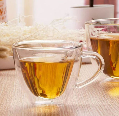 Double Wall Heart Coffee Mug (180ml)(Each) - Alt View