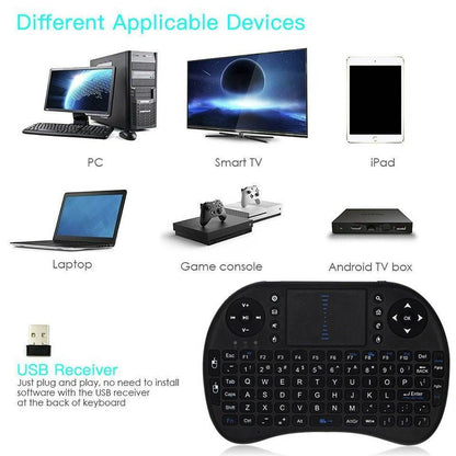 Mini Wireless Keyboard (Multicolour Fusion) - DMC Wholesale