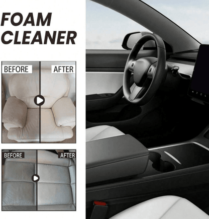 Leather Interior Cleaning And Renovation Foam (120ml) - DMC Wholesale
