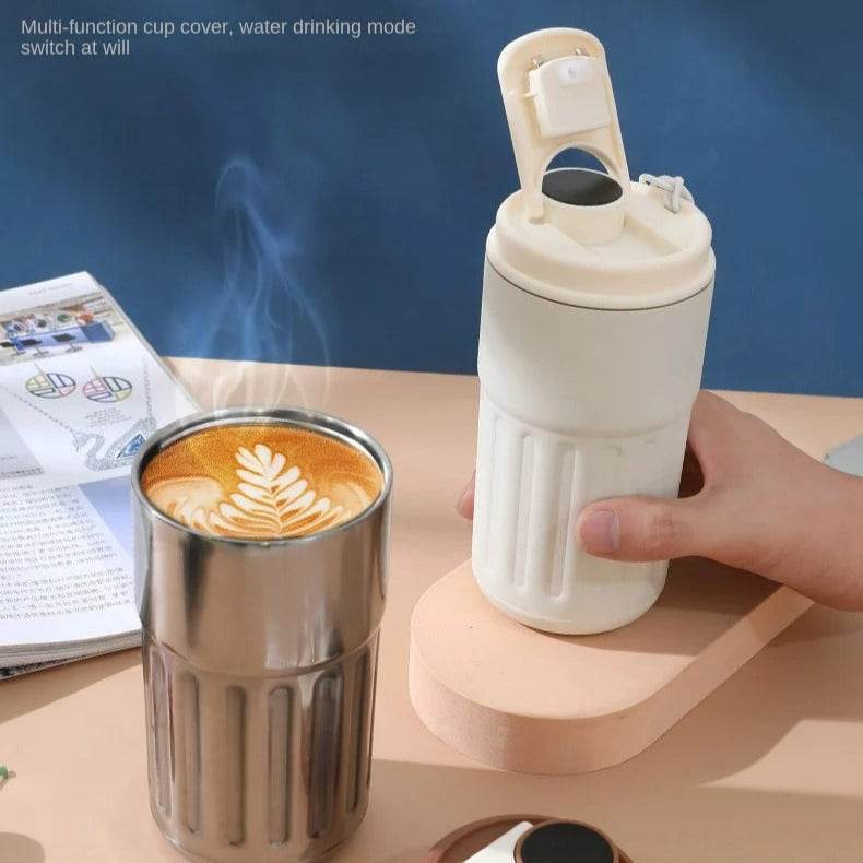 Smart Temperature Insulated Travel Coffee Mug (450ml) - DMC Wholesale