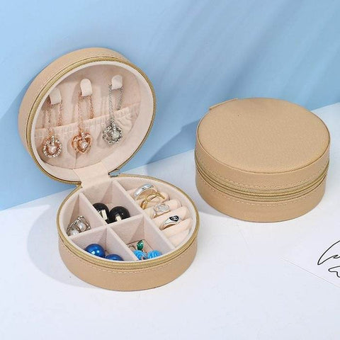 Round Jewellery Storage Box - Alt View