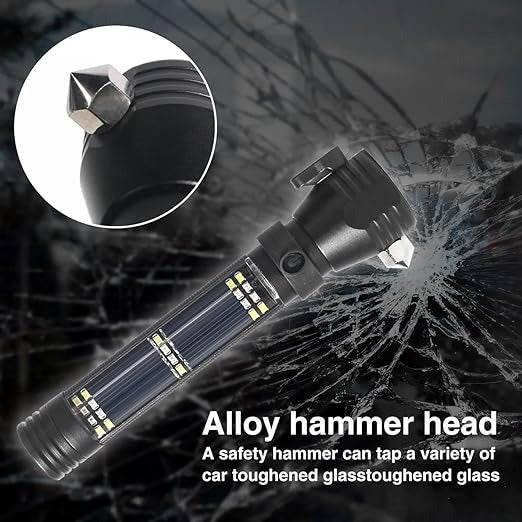 Solar Powered USB Charging Flashlight - DMC Wholesale