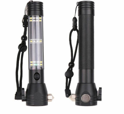 Solar Powered USB Charging Flashlight - DMC Wholesale