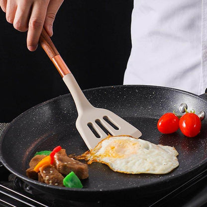 Golden Wood Kitchenware Slotted Turner - DMC Wholesale