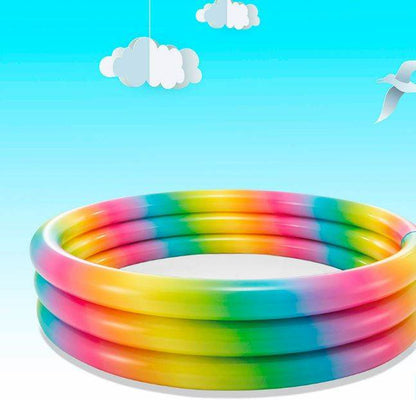 Inflatable Ombre Rainbow Pool - DMC Wholesale