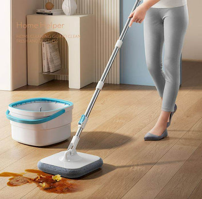 Microfiber Spin Mop & Bucket Floor Cleaning System - DMC Wholesale