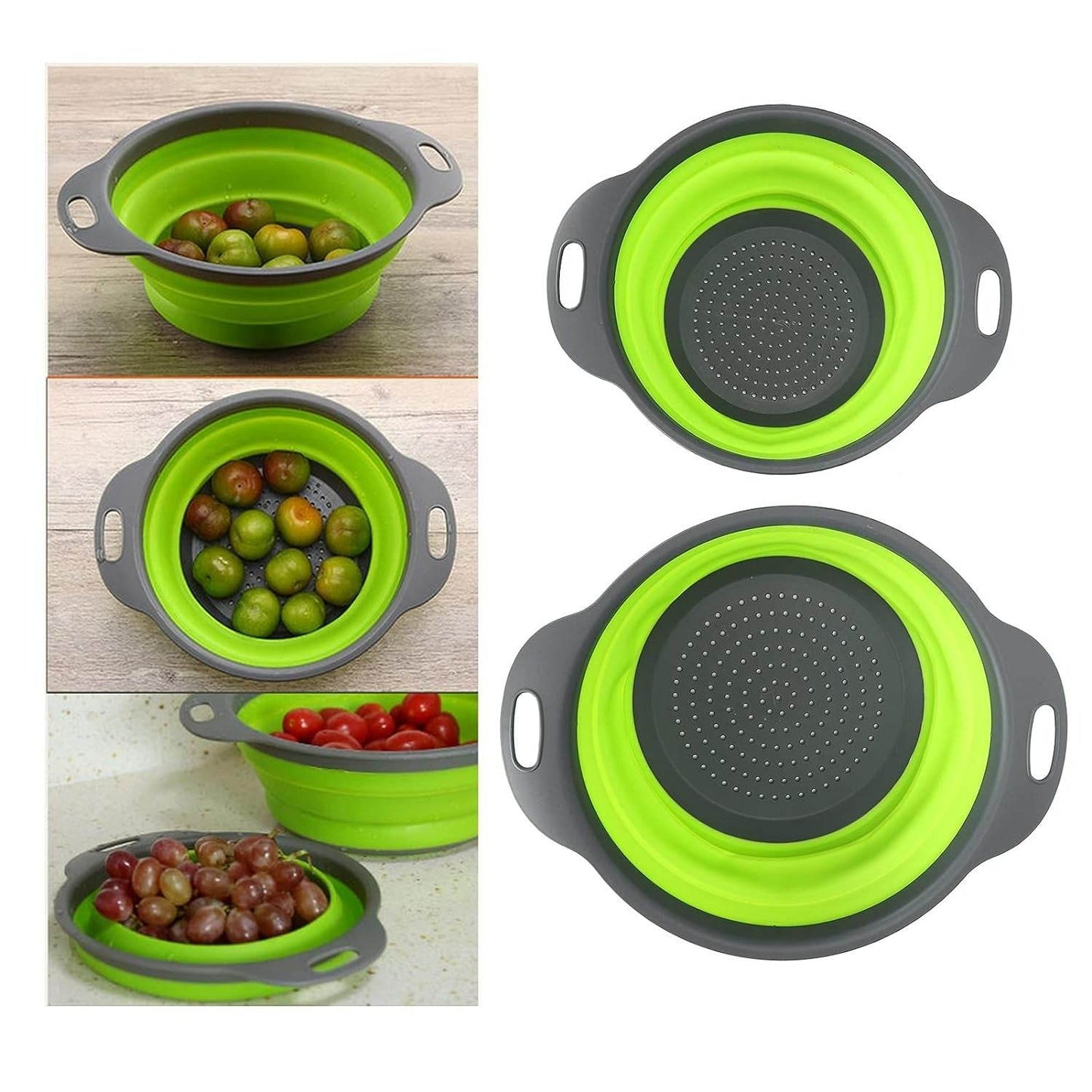 Collapsible Filter Basket Colanders (2 pcs) - DMC Wholesale