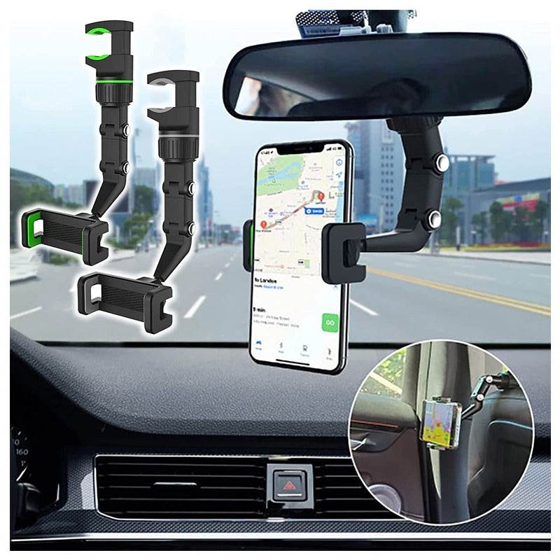 360 Degree Rotation Multifunctional Car Phone Holder - DMC Wholesale