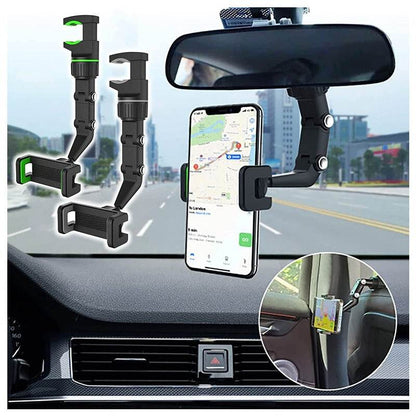 360 Degree Rotation Multifunctional Car Phone Holder - DMC Wholesale