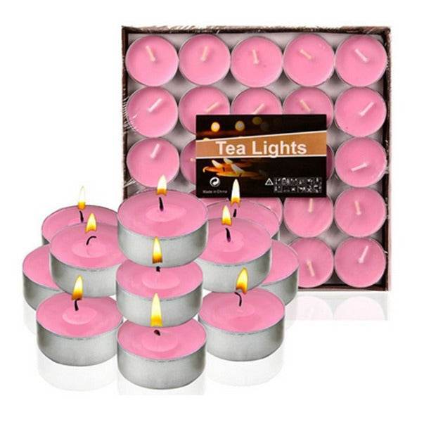 Coloured Tea Light Candles (50 pcs) - DMC Wholesale