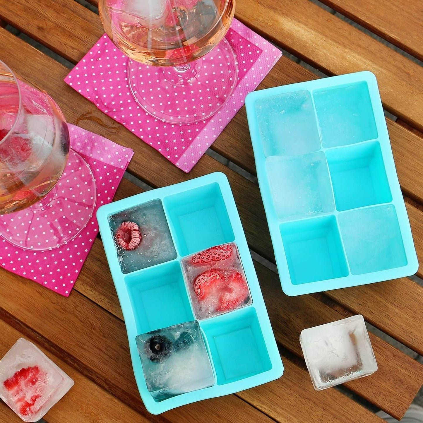 Square Silicone Ice Mold (Each) - DMC Wholesale