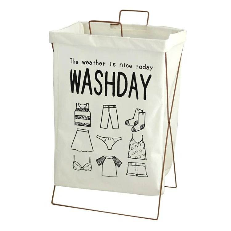 Cotton Linen Dirty Clothes Hamper Washing Basket - DMC Wholesale