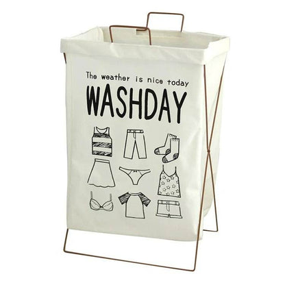 Cotton Linen Dirty Clothes Hamper Washing Basket - DMC Wholesale