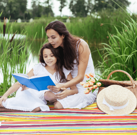 Colourful Folding Picnic Blanket - Alt View