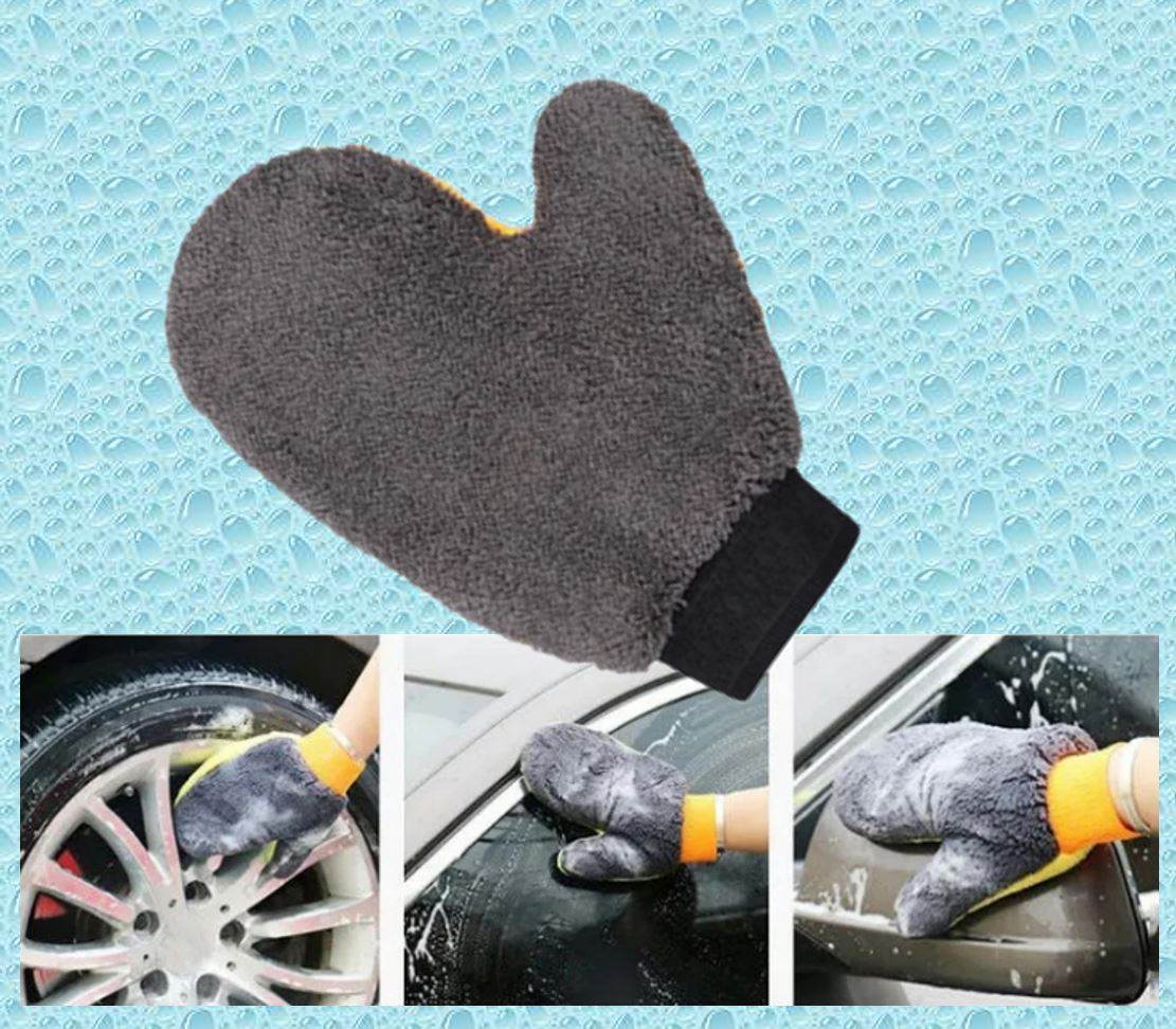 Soft Microfiber Car Cleaning Glove - DMC Wholesale