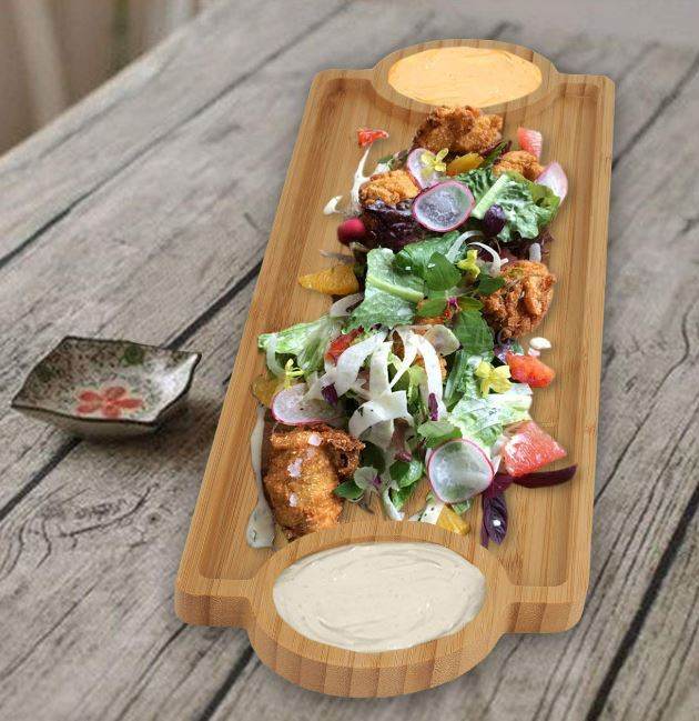 Bamboo Appetizer Platter (14x39cm) - DMC Wholesale