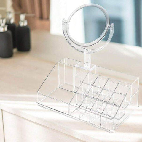 Make Up Organiser with Mirror (16 Grid) - Alt View