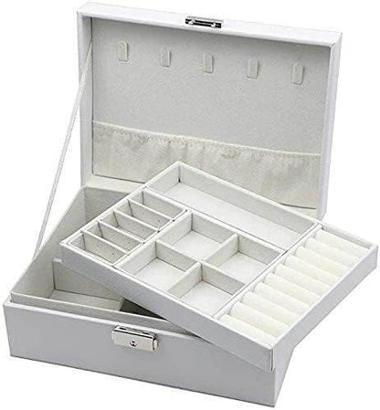 Compact Double Layer Jewelry Storage Organizer - DMC Wholesale